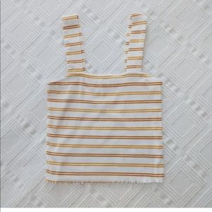PacSun Striped Crop Top